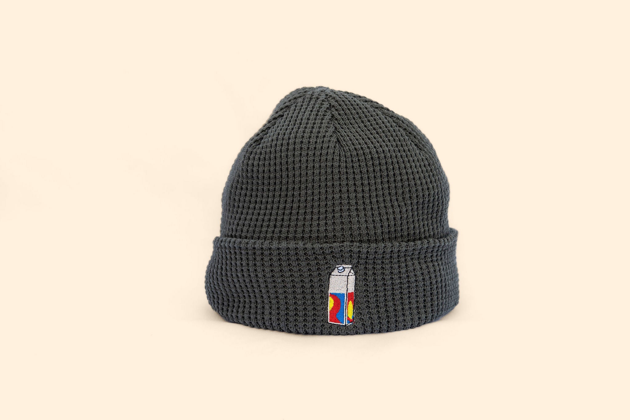 "Carton" Waffle Beanie