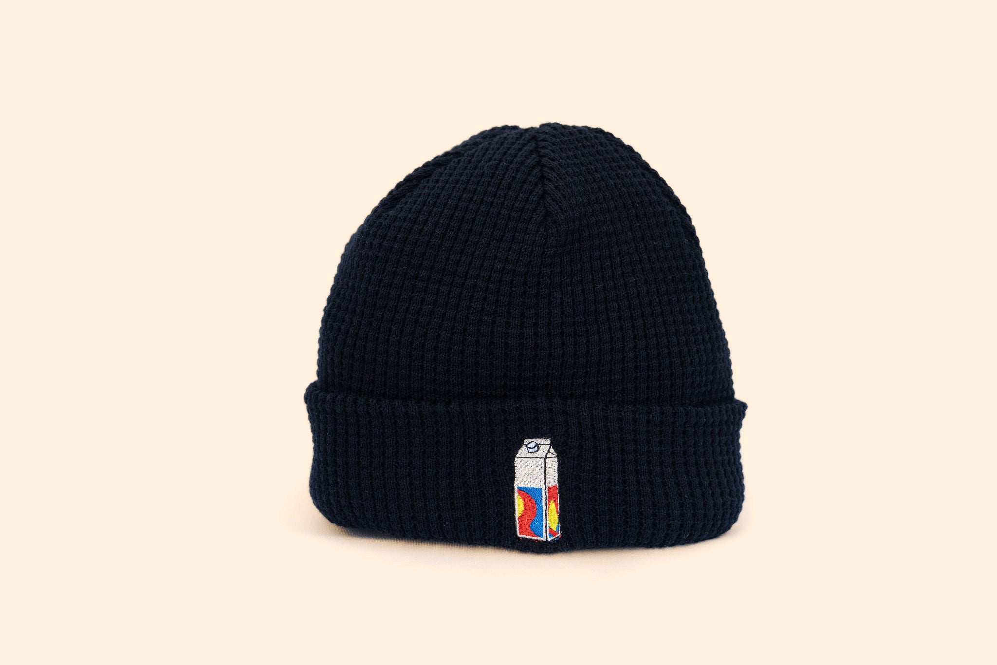 "Carton" Waffle Beanie