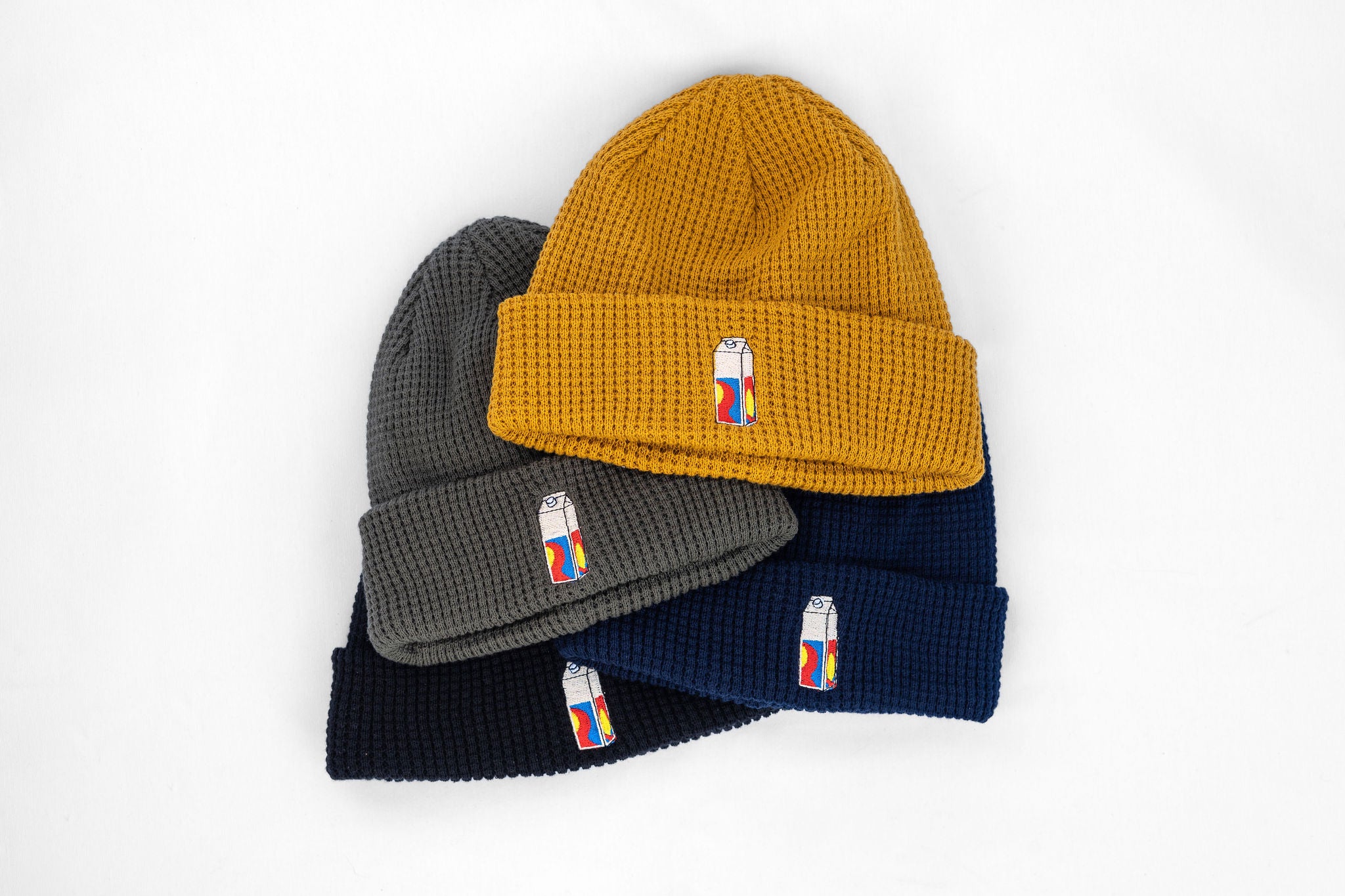 "Carton" Waffle Beanie